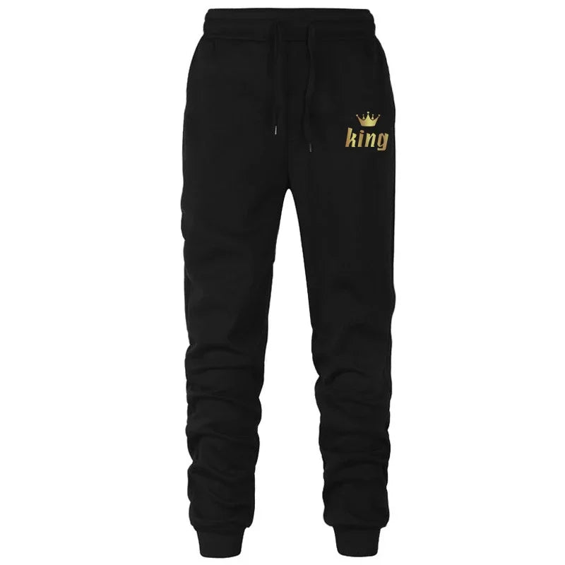 Maxy King And Queen Couple Outfit Hoodie and Jogger Pants High Quality Men Women Daily Casual Sport Jogging Suit King Queen Tracksuit