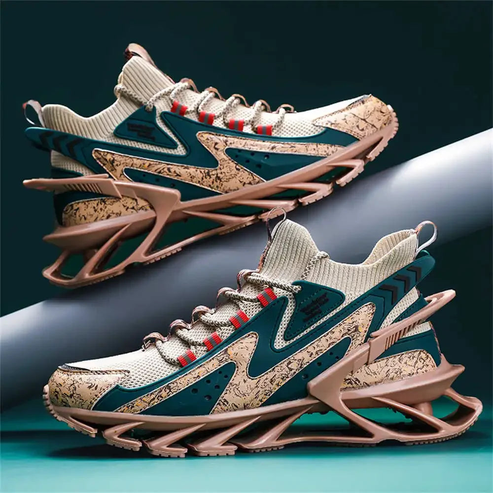 Maxy Mixed Colors Slip Resistant Shoes Brown Casual Original Men's Running Shoes Special Sneakers Sports Sneekers