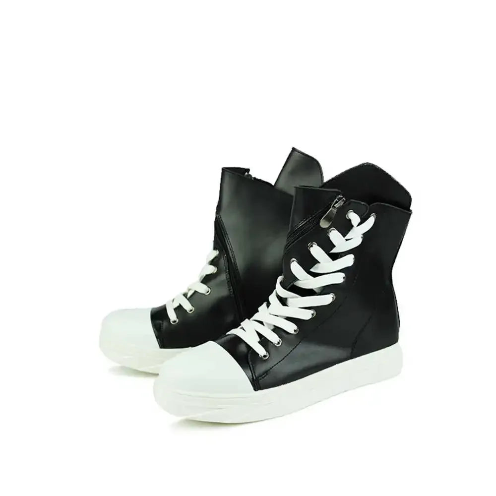 Visco Hiphop Spring Large Size 42 43 44 45 46 Casual Sneakers Black Spring Men's Shoes Size 47 Sports Tenisfeminino Entertainment
