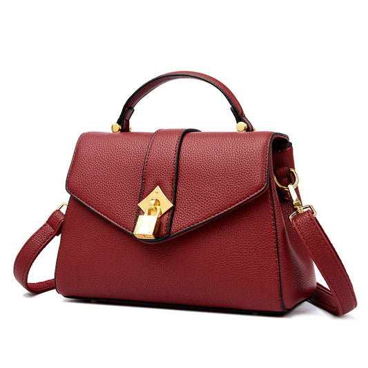 Maxy Fashion Handbag for Women High Quality Leather Handbags Ladies Shoulder Messenger Bags Designer Elegant Crossbody Bag Female