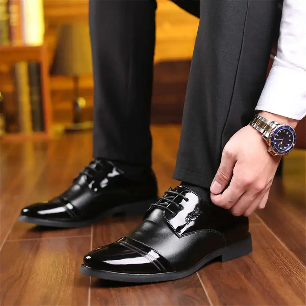 Size 44 39-44 Men Elegant Sneakers Dress Wedding Evening Dresses Shoes Orange Boot Sports Outside High-tech