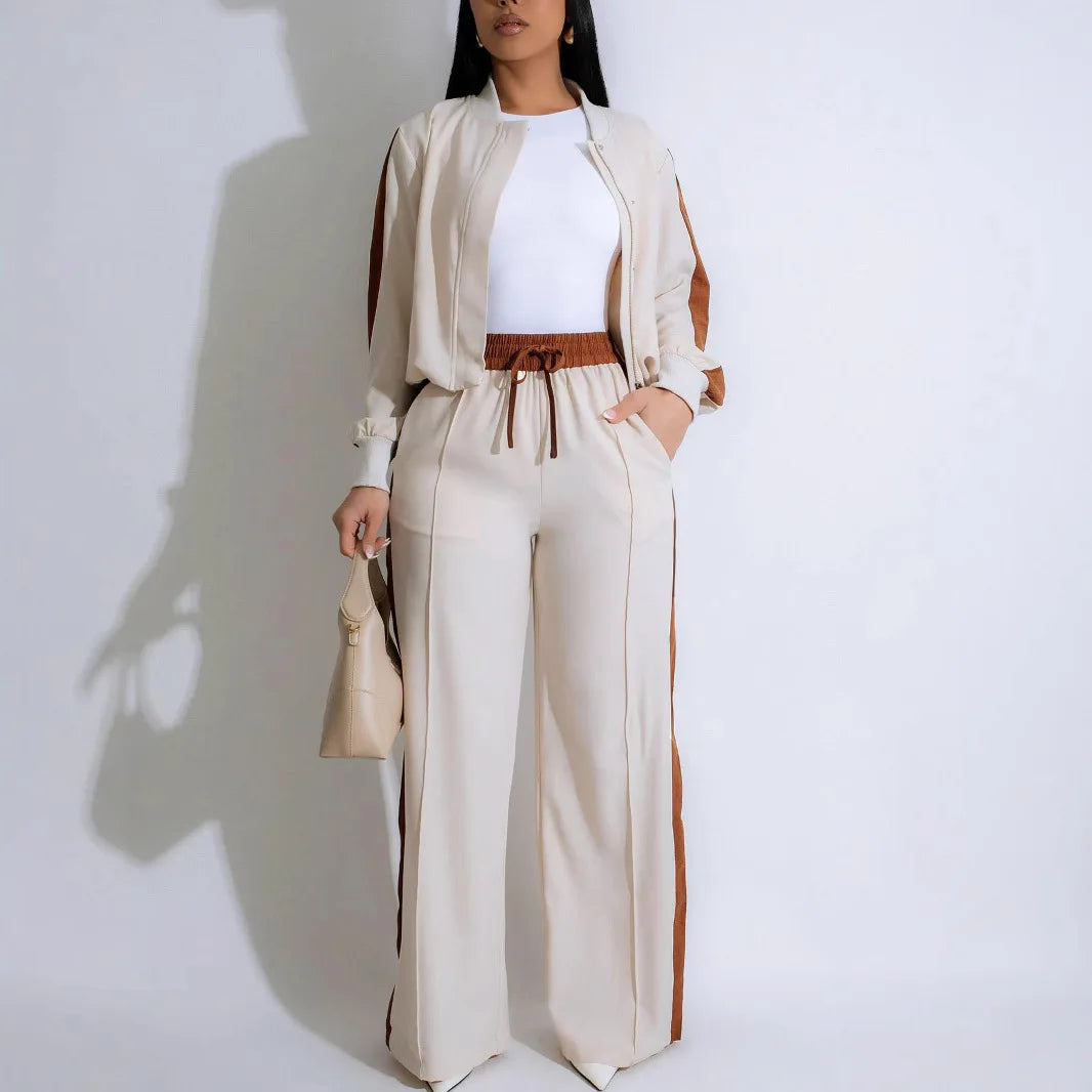Maxy 2 Piece Women Sets New Arrival Pring Matching Sets Two Pieces Sets Top And Pants Suits Outfits Clothing