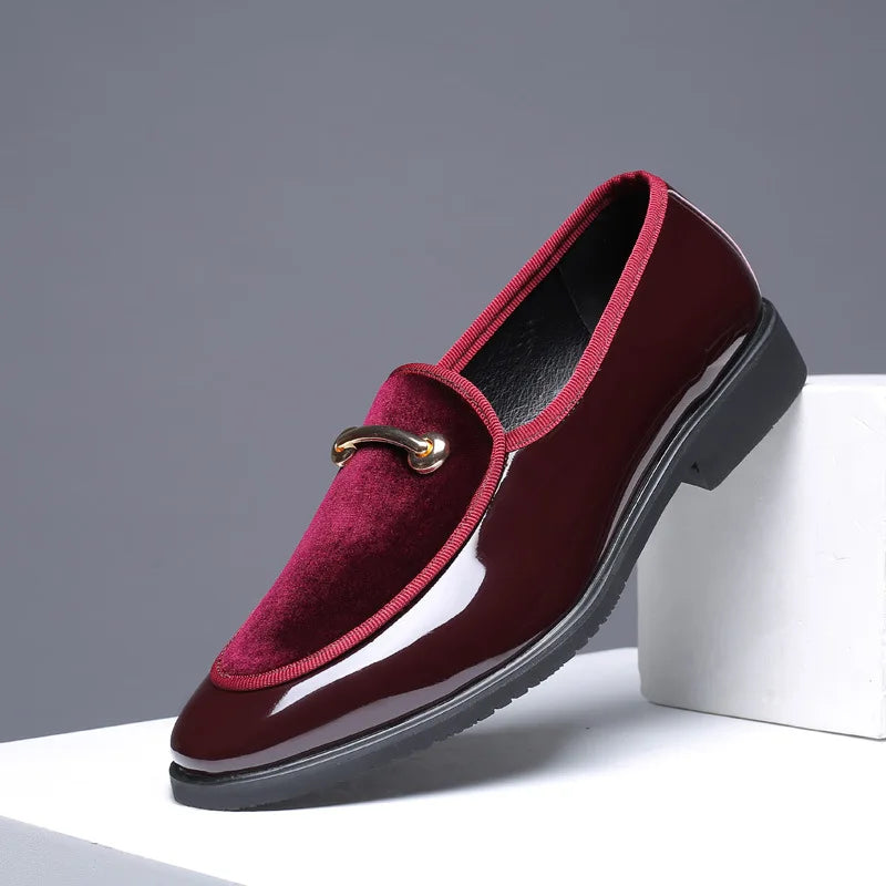 Amay Party Shoes For Men Coiffeur Dress Shoes Men Formal Designer Wedding Shoes Men Elegant Italian Brand Sepatu Slip On Pria Ayakkab