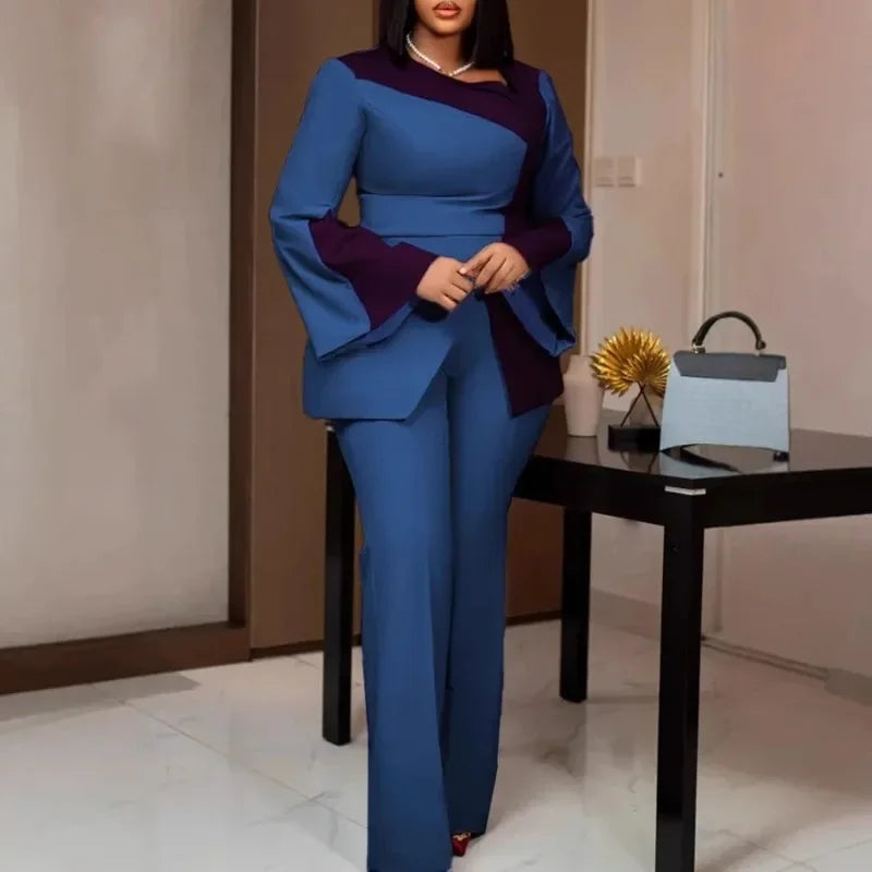 Maxy 2 Piece Women Sets New Arrival Spring Autumn Matching Sets Two Pieces Sets Top Pants Suits Outfits Clothing