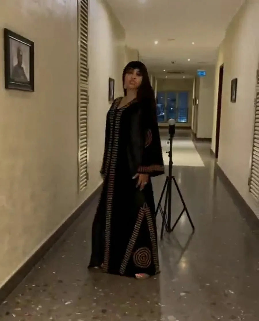 Amay mom fashion quality velvet fabric luxury diamond decoration Elegant Dresses for Women Night Dresses