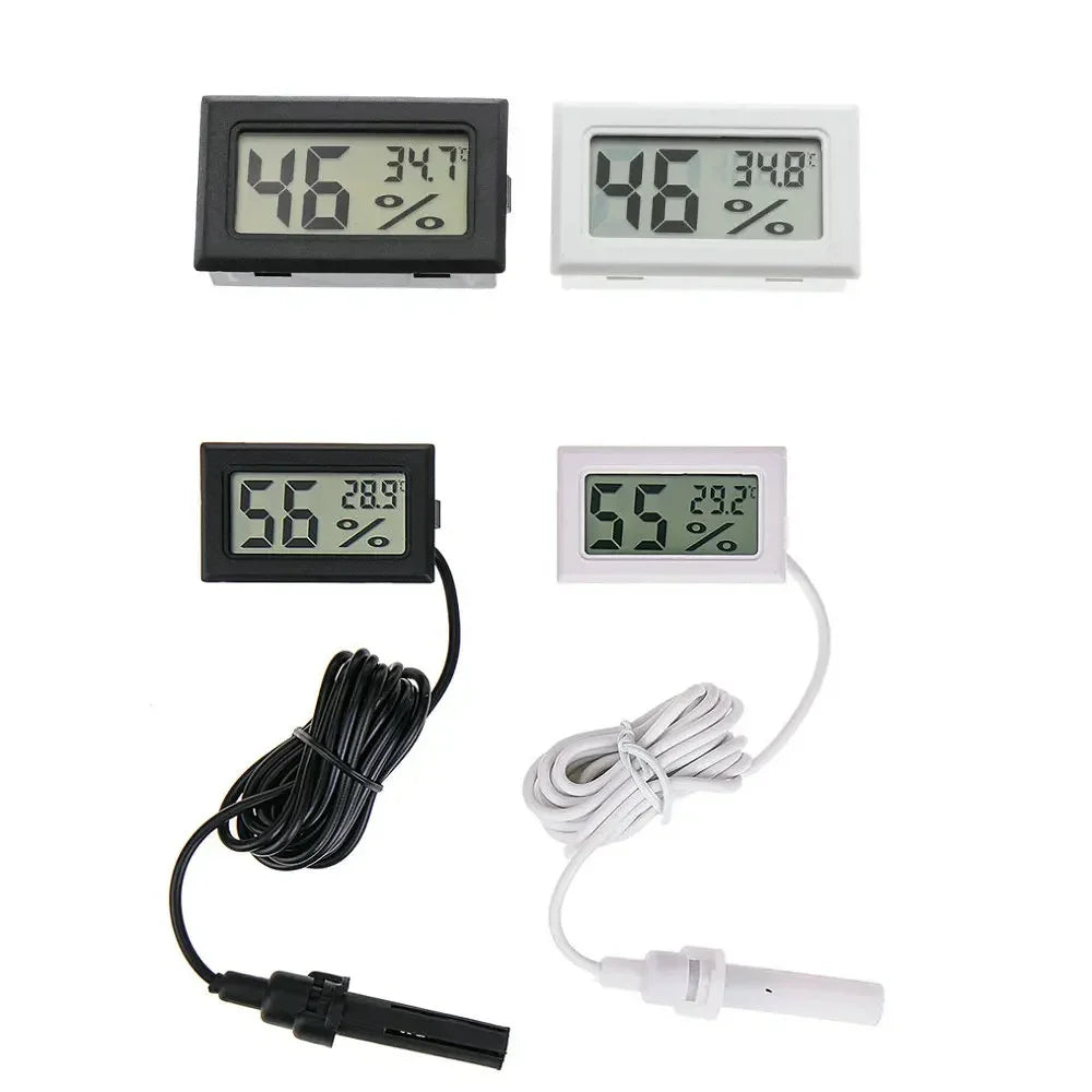 Maxy Thermometer Hygrometer Reptile Pet Incubation Breeding Turtle Gecko Hermit Crab Electronic Thermometer High Precision Parrot