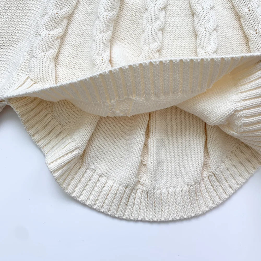 New 2021 Autumn  Kids Girls Long Sleeve Girls' Cloak Thick Thread  Twist Cloak Toddler Girl Sweaters  Winter Clothes for Girls