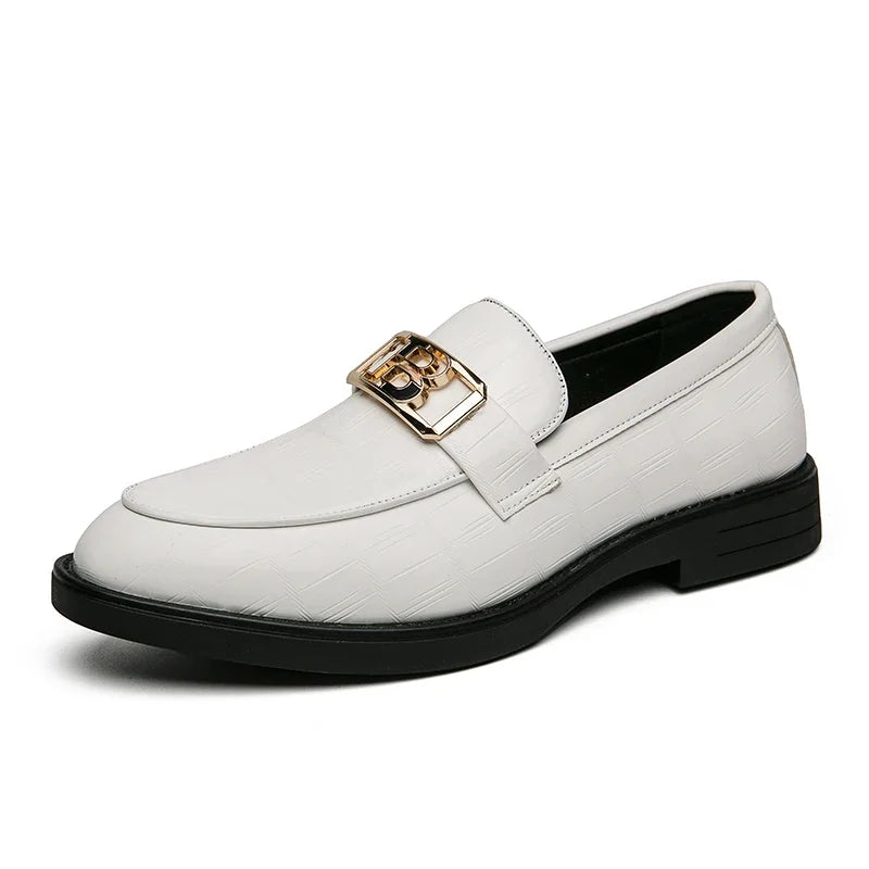 Amay Fashionable Men Dress Shoes Formal Party Evening Male Stylish England Italian Gentleman Oxford Footwear Wedding Shoes