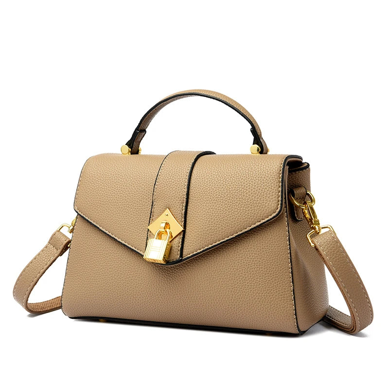Maxy Fashion Handbag for Women High Quality Leather Handbags Ladies Shoulder Messenger Bags Designer Elegant Crossbody Bag Female