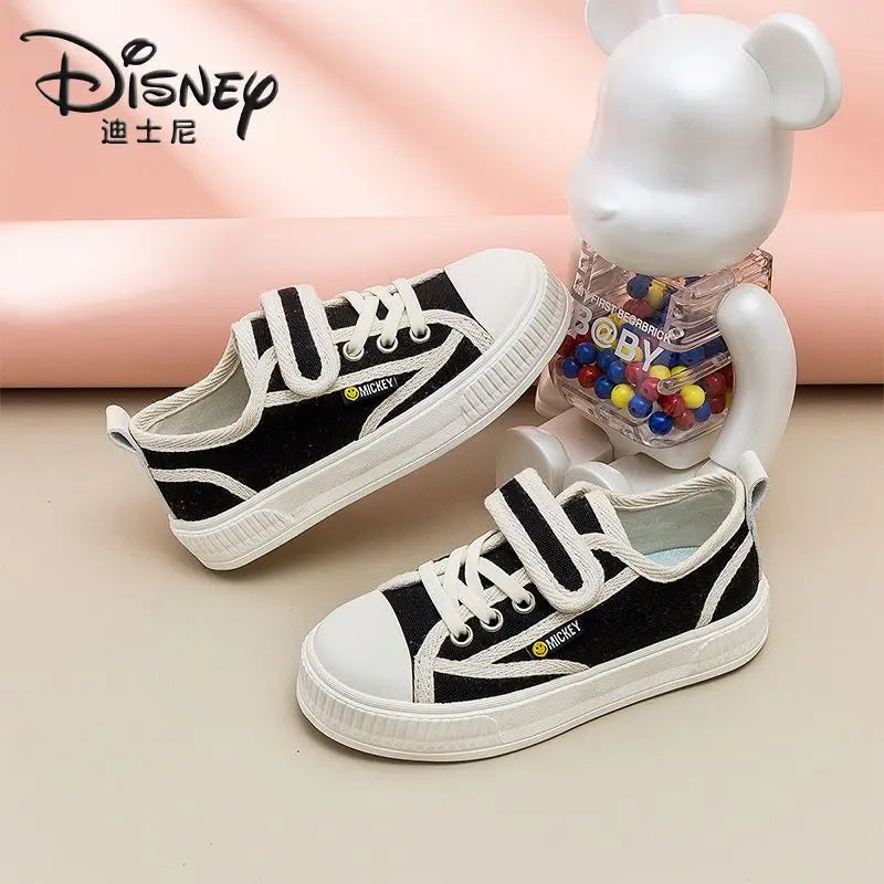 Maxy Mickey Mouse black, green Children's Shoes Boys Canvas Shoes Spring And Autumn New Soft Bottom Breathable women Casual shoes