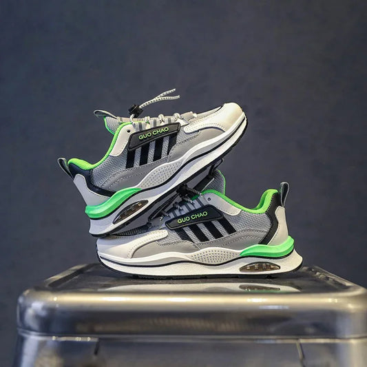 Maxy Children Sneakers Boys Casual Sneakers Kids Autumn New Mesh Breathable Casual Running Shoes Toddlers Design Platform Tennis Shoe