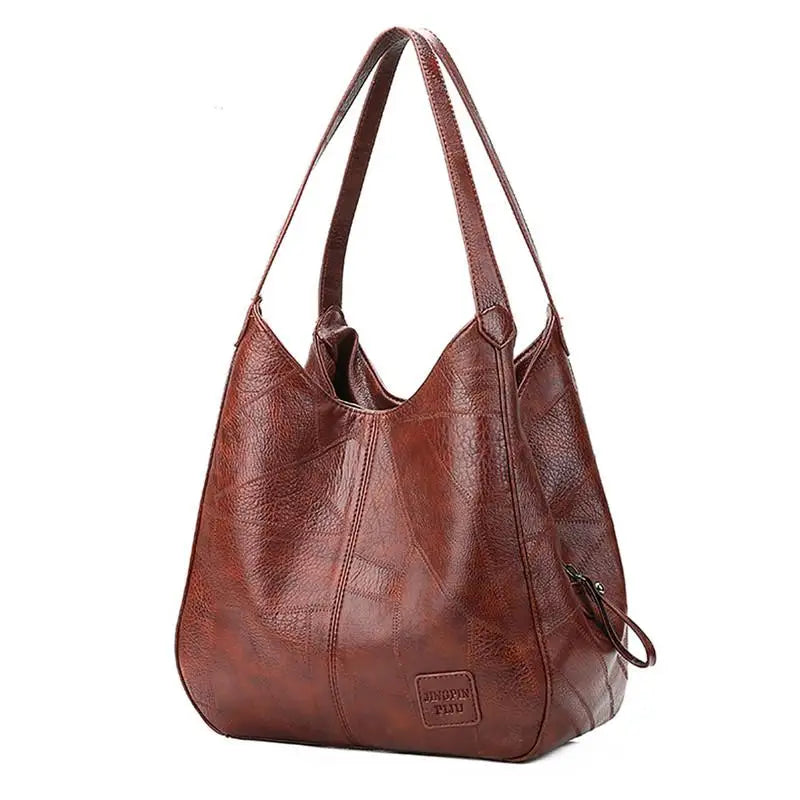 Maxy Vintage Genuine Leather Large Capacity Handbags Shoulder Bags Handbags Crossbody Ladies Hand Bags