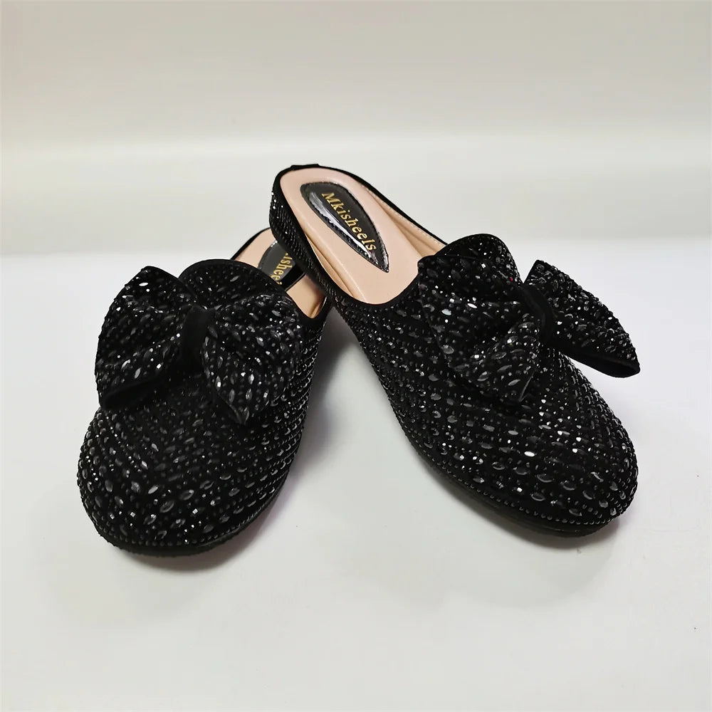 Maxy Full Rhinestone Concise Flat Maxy Shoe for Women New Fashion Women Handmade Rhinestone Flat Shoes Confortable F1201-1