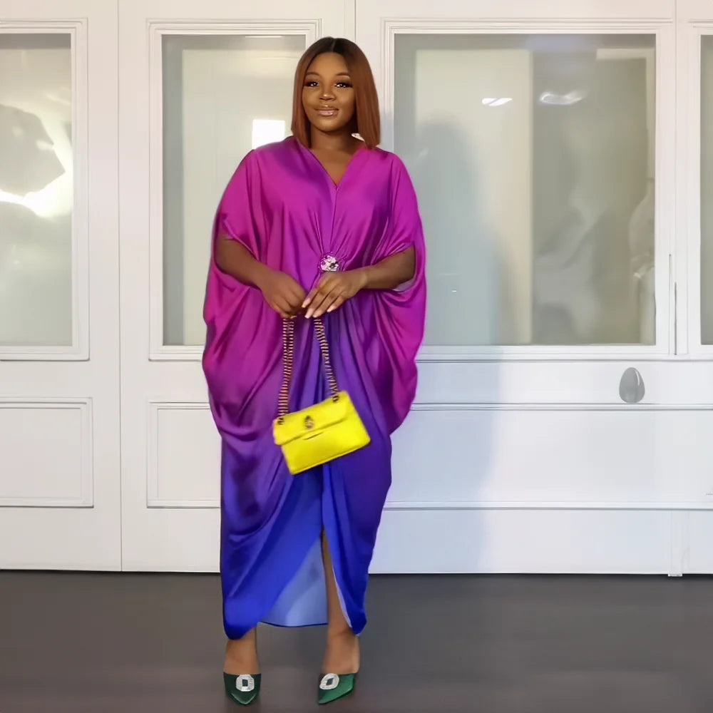 Maxy Summer African Fashion Design Sleek rayon dress Nigeria's latest abaya