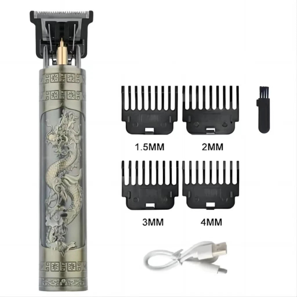 Maxy New Retro T9 Hair Clipper For Men, Electric Shaver, Rechargeable Hair Clipper, Portable Cordless Beard Trimmer