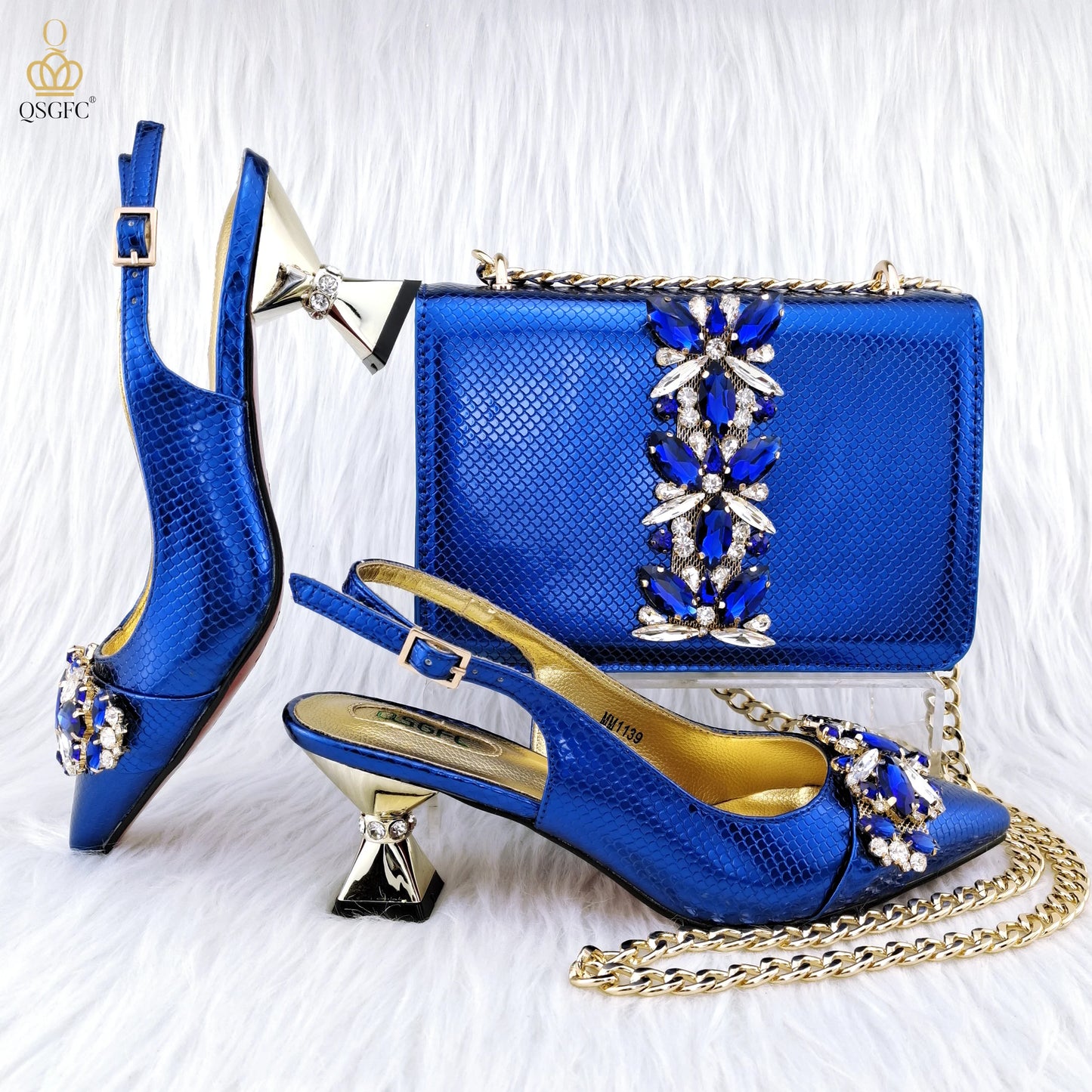 Maxy Noble Women's Shoes and Bag Are Perfectly Matched, Party Shoes and Bag, Shopping Shoes