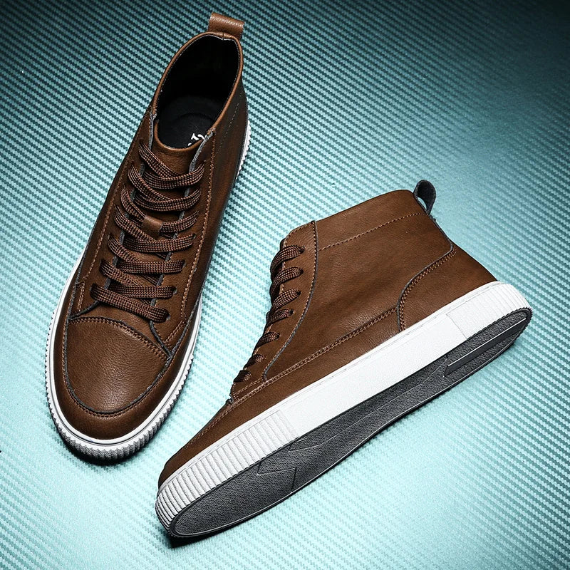 Visco High Quality Lightweight Non-slip Mans Boots Autumn New Men's Casual Shoes Fashion Comfortable Breathable Business Shoes 44