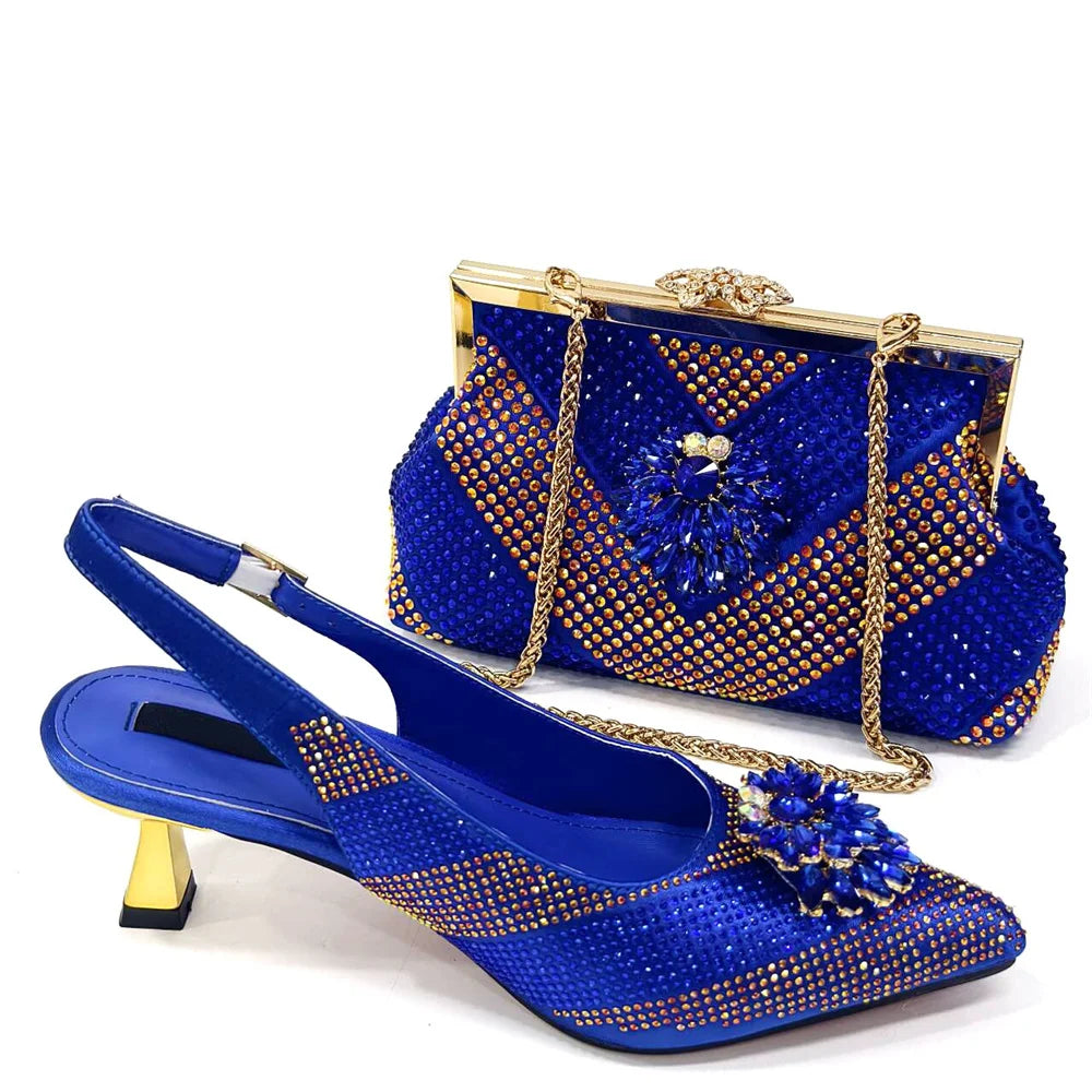 Maxy Fashion Shoes With Matching Bags For Wedding Women Shoes And Bag To Match For Parties Nigerian Shoes And Bag Set