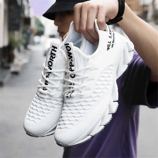 plataform with cushioning Men's basketball Skateboarding pink sneakers for men blue shoes men sport trends deporte deals YDX1
