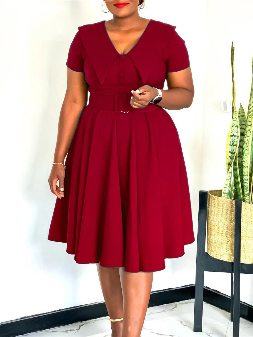 Maxy Elegant Fashion Office Lady Dress Short Sleeve Maxy Robes Party Prom Evening Gown Summer Autumn Turkey African Clothing