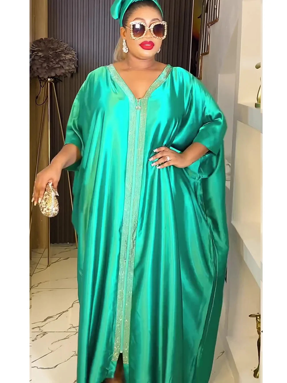 Maxy Dresses for Women Traditional Africa Clothing Dashiki Ankara Outfits Gown Abayas Robe Muslim Kaftan Maxy Long Dress