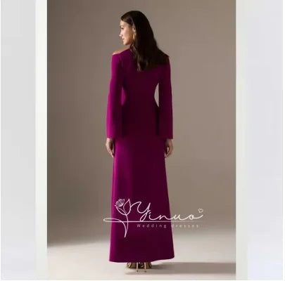 Maxy customized Evening Dress Ankle Length Short Sleeves Summer Elegant Wedding Party Gowns For Women Arab dress
