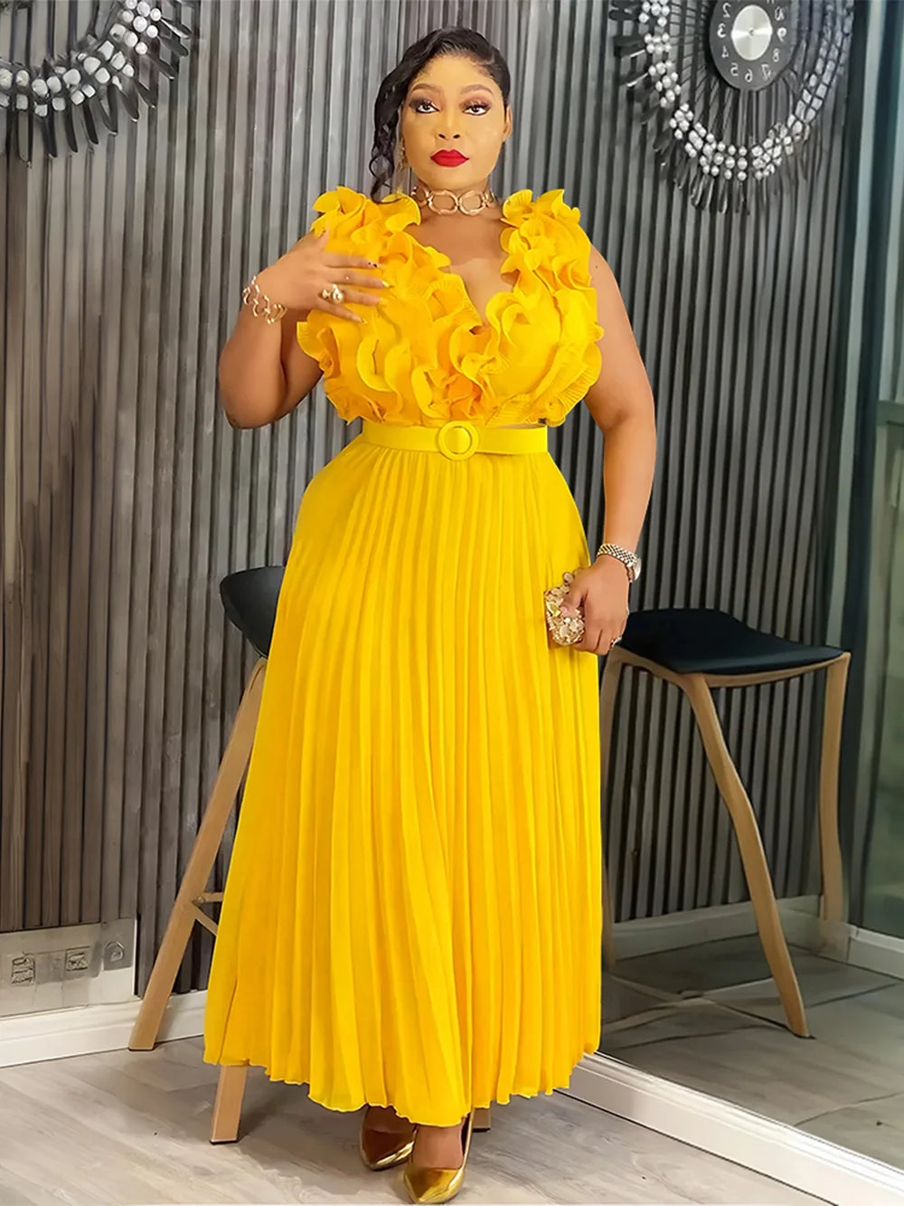 Maxy Party Dresses for Women New Fashion Dashiki Ankara Wedding Evening Gown Elegant Dress