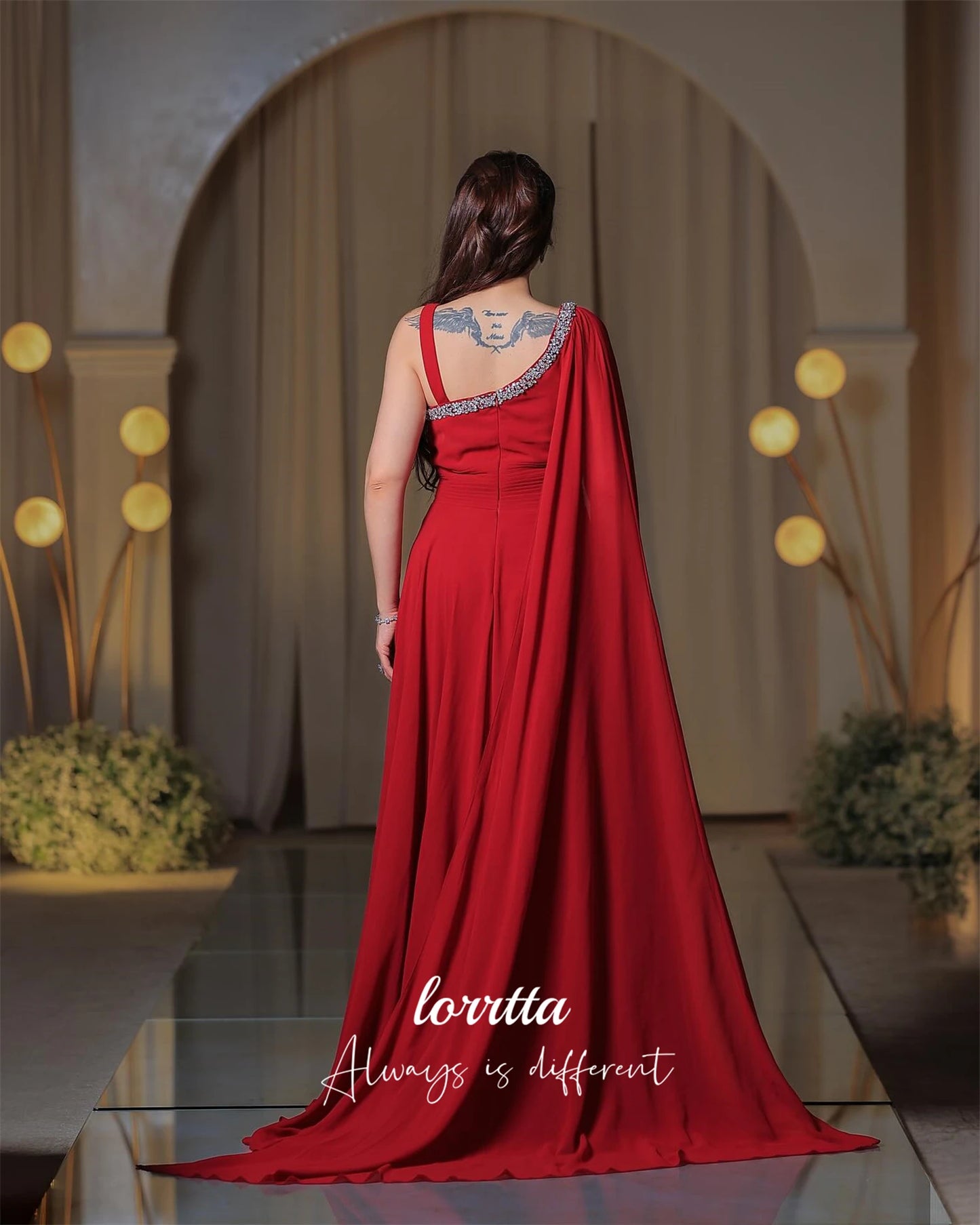 Lorrtta Customized Women Evening Dress for Wedding Guest Elegant Party Dresses Special Occasion Dress Ball Gowns فساتين سهرة