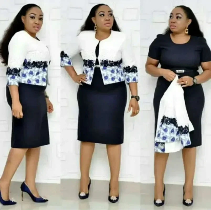 Maxy new arrival elegant fashion style women plus size dress XL-5XL
