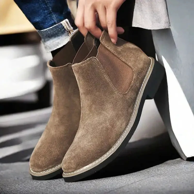 Amay Round Tip Furry Skater Sneakers Casual Branded Shoes Men's Black Boots Sports Raning Botasky League Shoos Special Wide