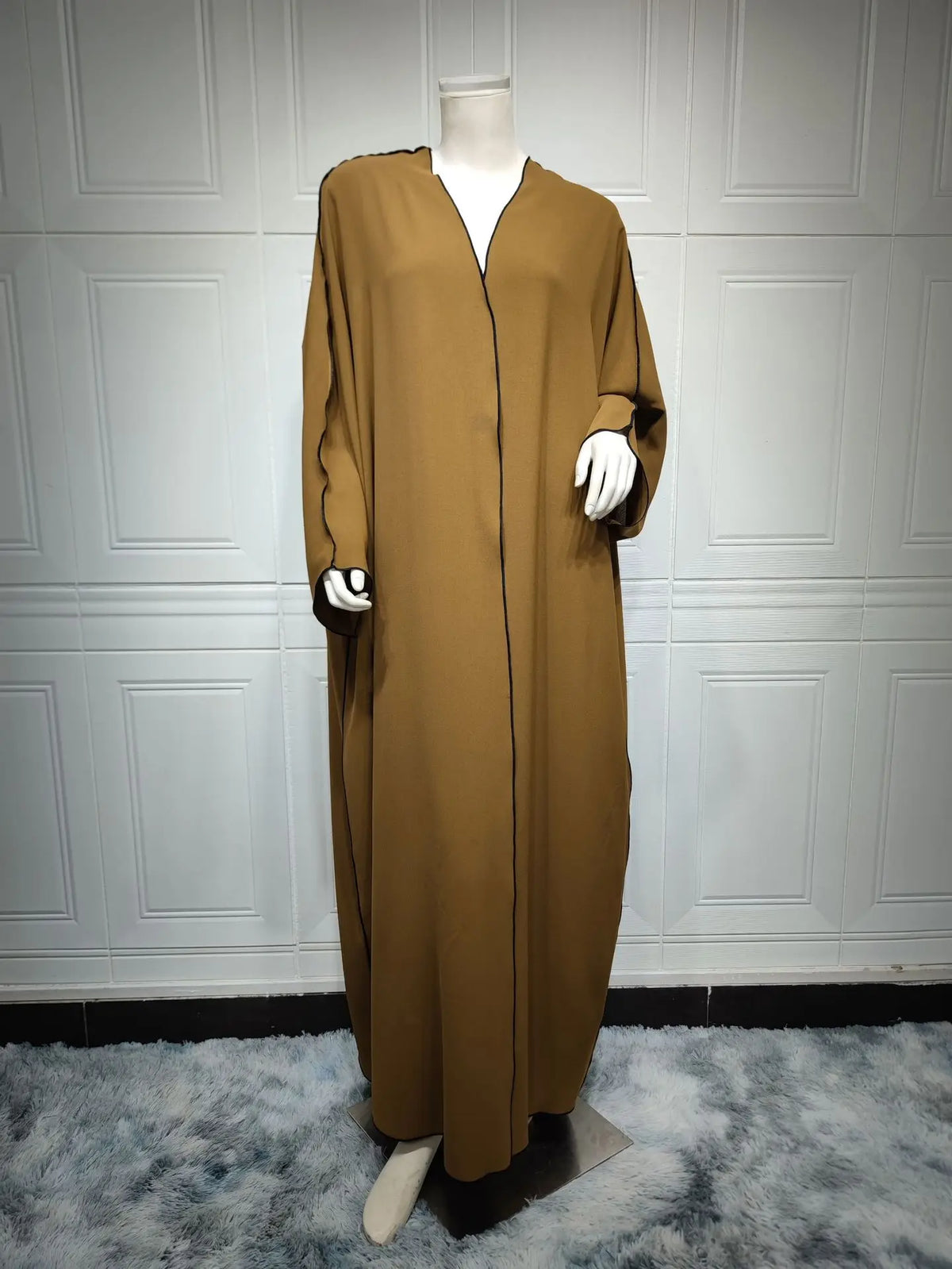 Maxy Open Casual Abaya Large Size Prayer Dress Jalabiya Turkey Islamic Muslim Clothing Women Moroccan Kaftan Woman Modest Outfits