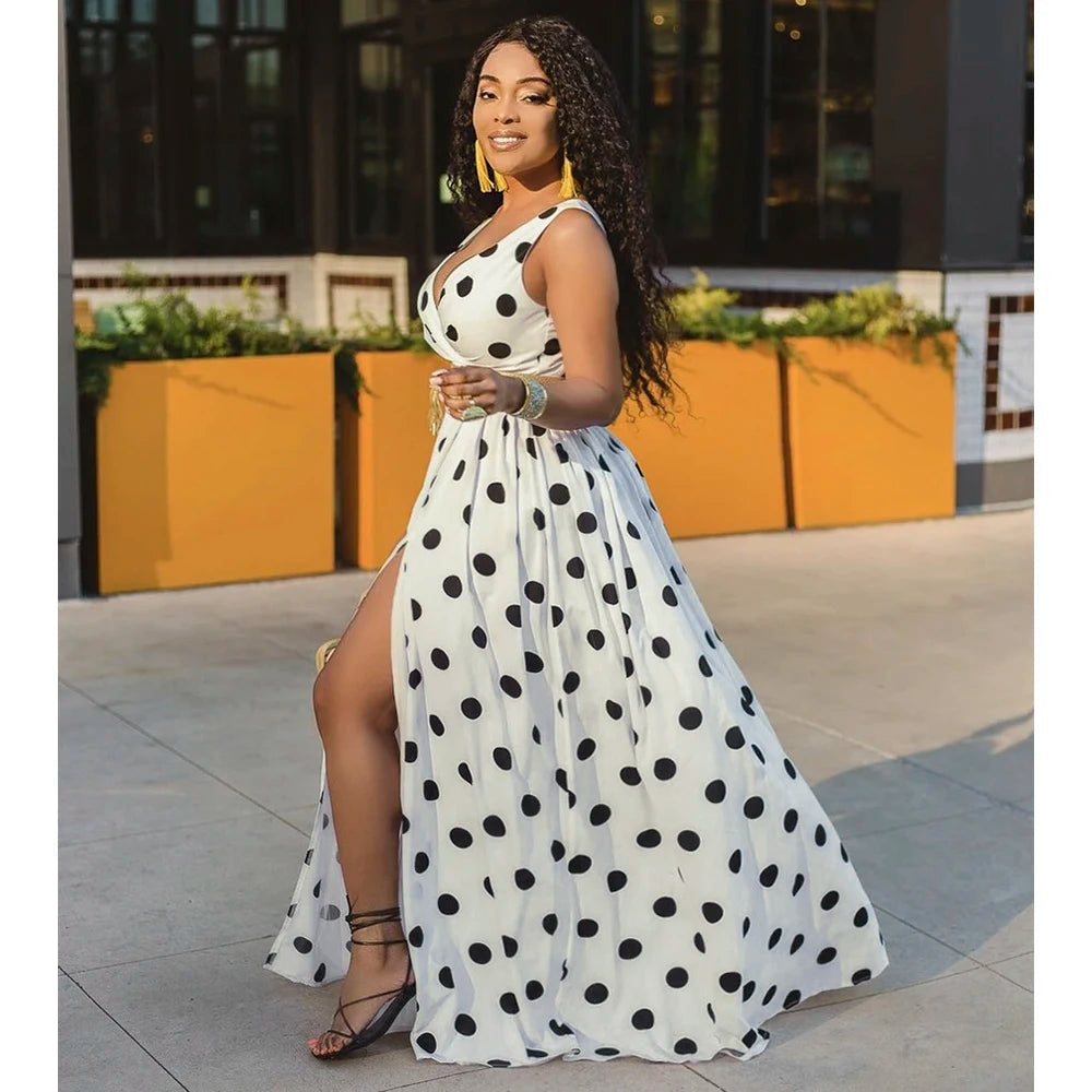 Maxy Summer Chiffon Dresses for Woman Turkey Wedding Party Gown Dashiki Print Boho Robe Ruffle Sleeve Dress Clothing