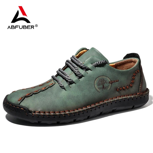 Visco Handmade Leather Casual Men Shoes Design Sneakers Men Comfortable Leather Shoes Men Loafers Hot Sale Moccasins Driving Shoe