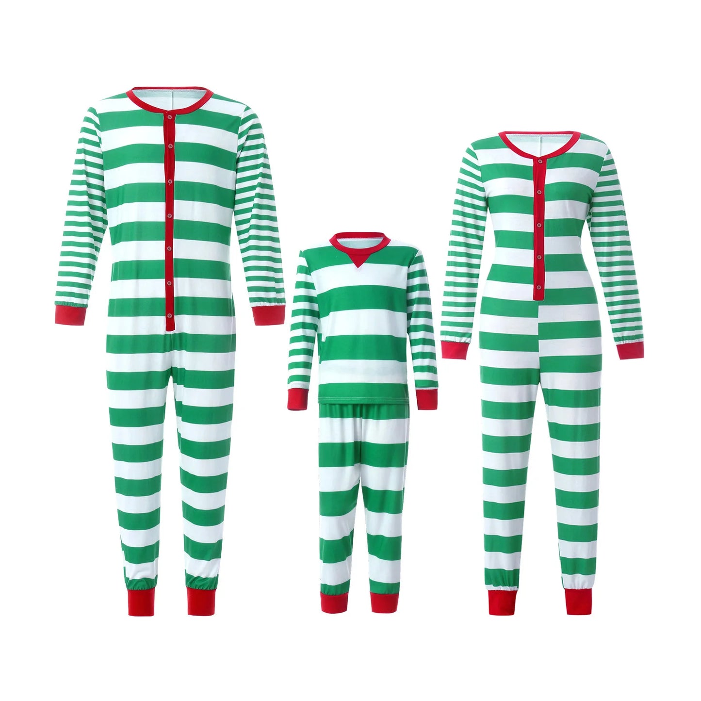 Max Christmas Family Matching Pajamas Set Striped Romper Jumpsuit Pajamas Mother Father Daughter Son Nightwear Sleepwear Look