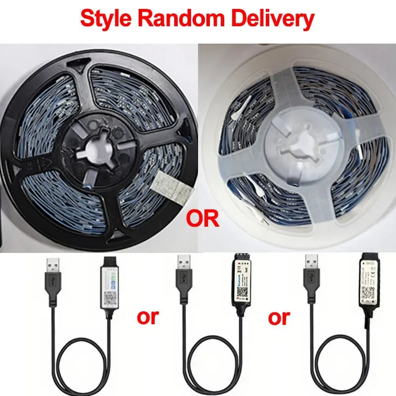 Maxy Color RGB 5050 LED Bar Light Bluetooth Application Control Chasing Effect Flexible Light With Diode And TV Backlight Room Decora