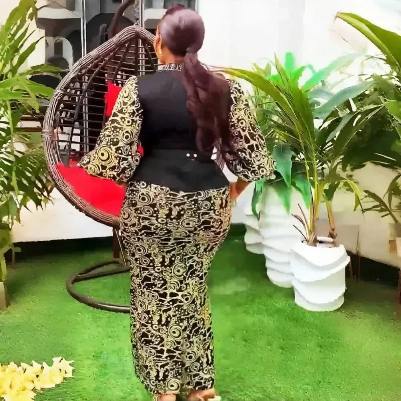 Maxy Party Dresses For Women Dashiki Ankara Turkey Wedding Evening Gown Sexy Bodycon Maxy Long Dress Africa Clothes