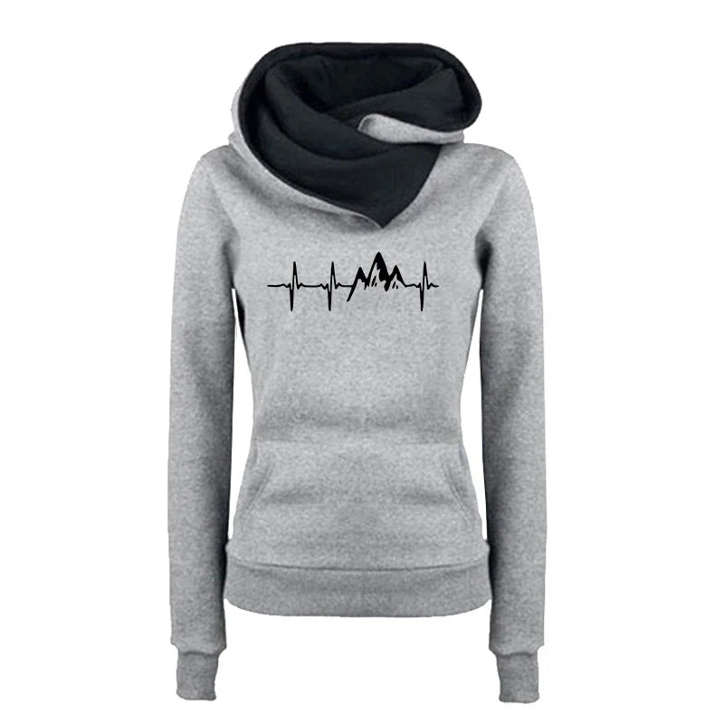Maxy Daily Autumn Winter Quality Hoodies Women's Tracksuit Casual Print Single Sport Pants Comfort Outdoors Jogging Gym Woman Fashion