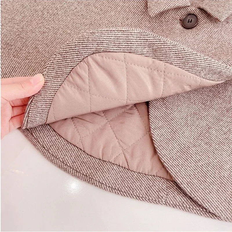 Maxy Girls Clothing Sets Autumn Winter Kids Outerwear +Dress 2pcs Children Princess Clothes Suit Baby Girl Outfit Set Toddler Clothes