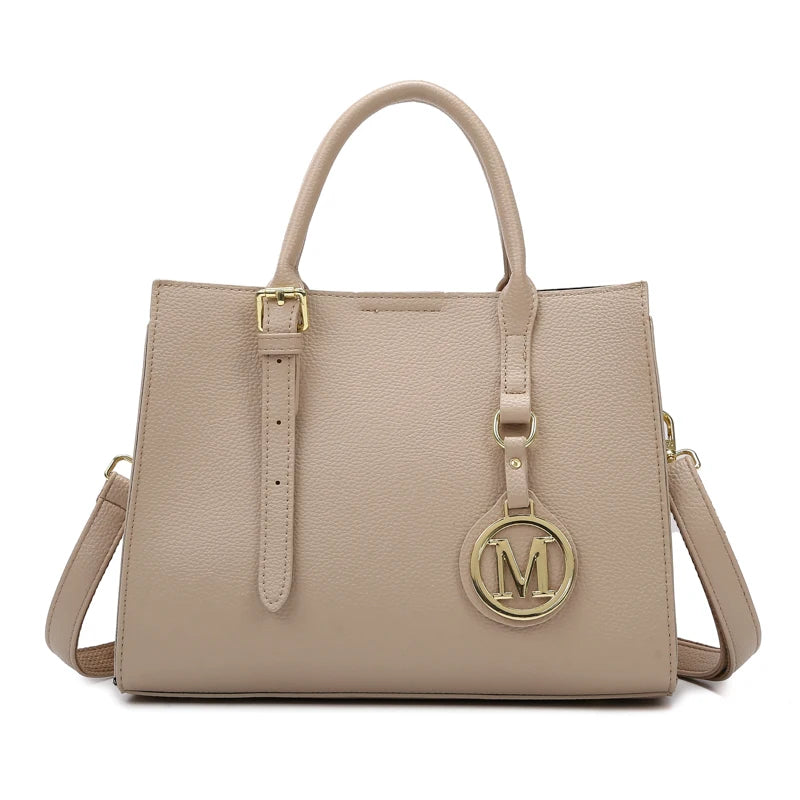 Maxy 3 Piece Or 1 Set Casual Tote Vintage Ladies Handbag PU Leather Luxury Handbags Women Designer Bags for Women Sac A Main Femme