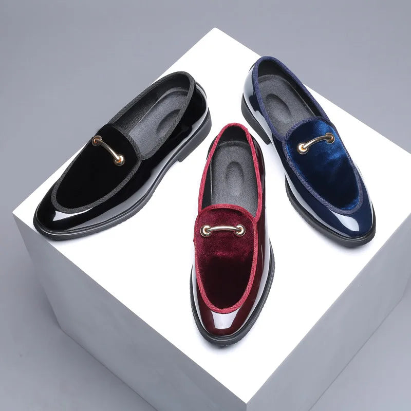 Amay Party Shoes For Men Coiffeur Dress Shoes Men Formal Designer Wedding Shoes Men Elegant Italian Brand Sepatu Slip On Pria Ayakkab