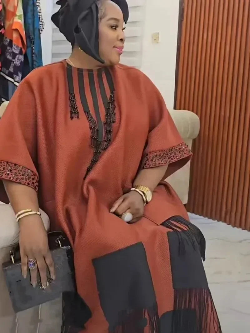 Amay Dresses For Women Elegant New Muslim Fashion Abayas Dashiki Robe Kaftan Long Maxy Dress Turkish Africa Clothing