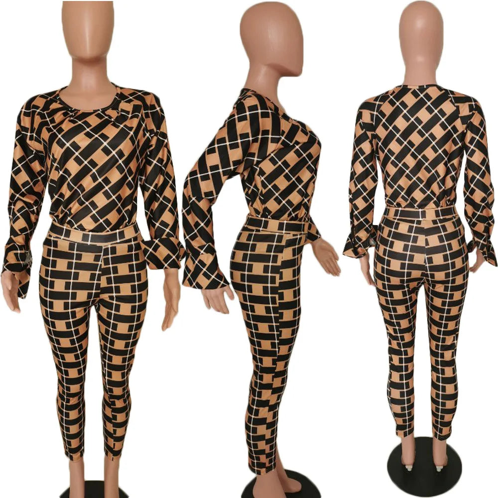 Maxy 2 Piece Set New Style Classic Africa Clothes African Fashion Suit Top And Trousers Party Africa Clothing
