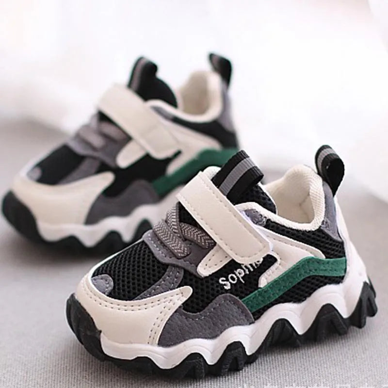 Maxy Spring Autumn Baby Sports Shoes for Boys Breathable Sneakers Girls Soft Sole Running Shoes 1-3 Years Toddlers Kids Casual Shoes