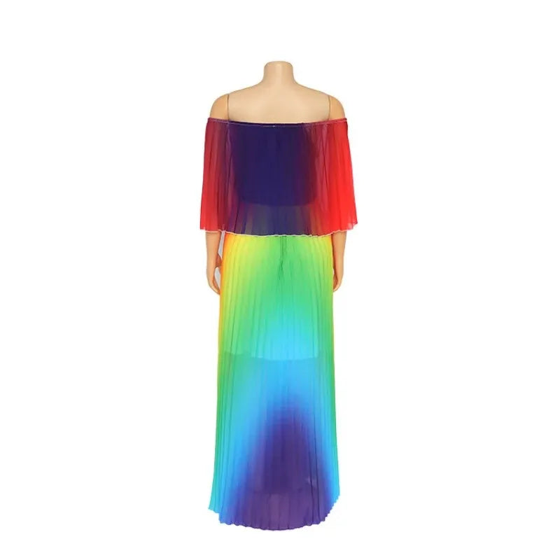 Maxy Dresses for Women Dashiki Summer Plus Size Dress Ladies Traditional Clothing Fairy Dresses