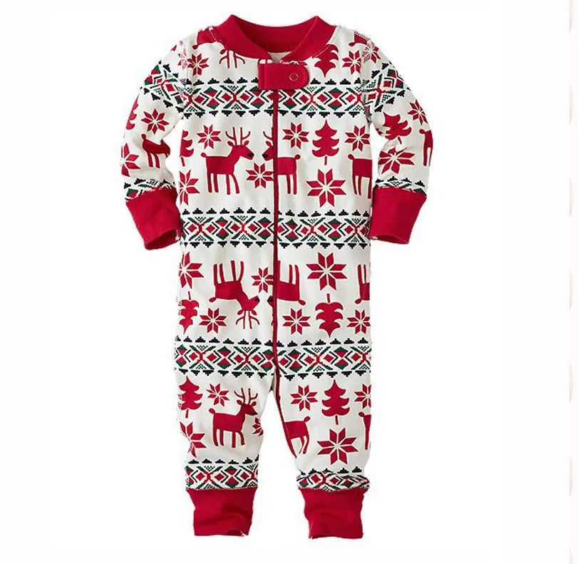 Christmas matching family outfit long sleeve moose print Christmas family outfit long sleeve pajamas pajama pants home clothing