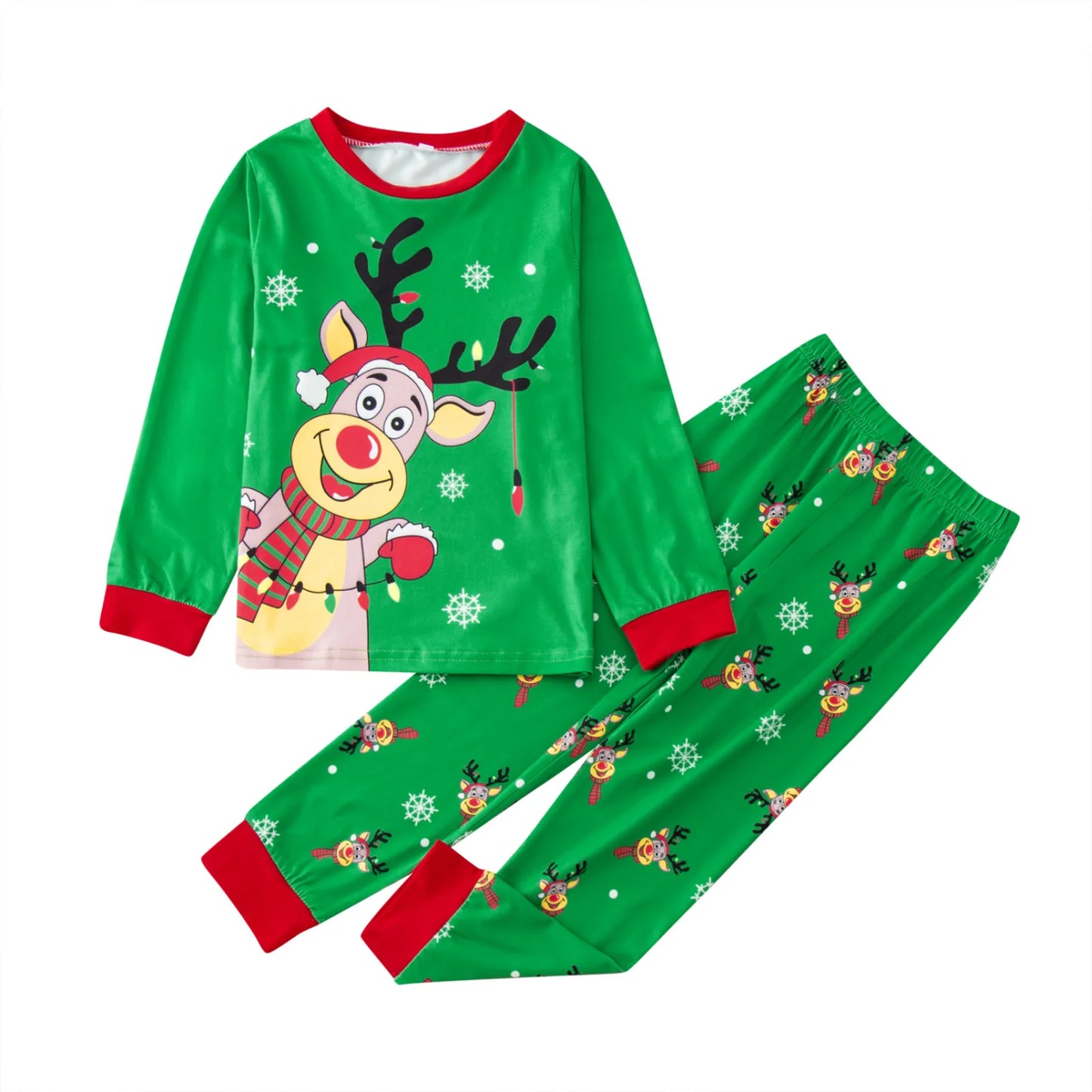 Maxy Christmas Baby Pajamas For Girls Boys Santa Claus XMAS Pajamas Set Cotton Pjs Toddler New Year Sleepwear Kids Clothes Casual Set