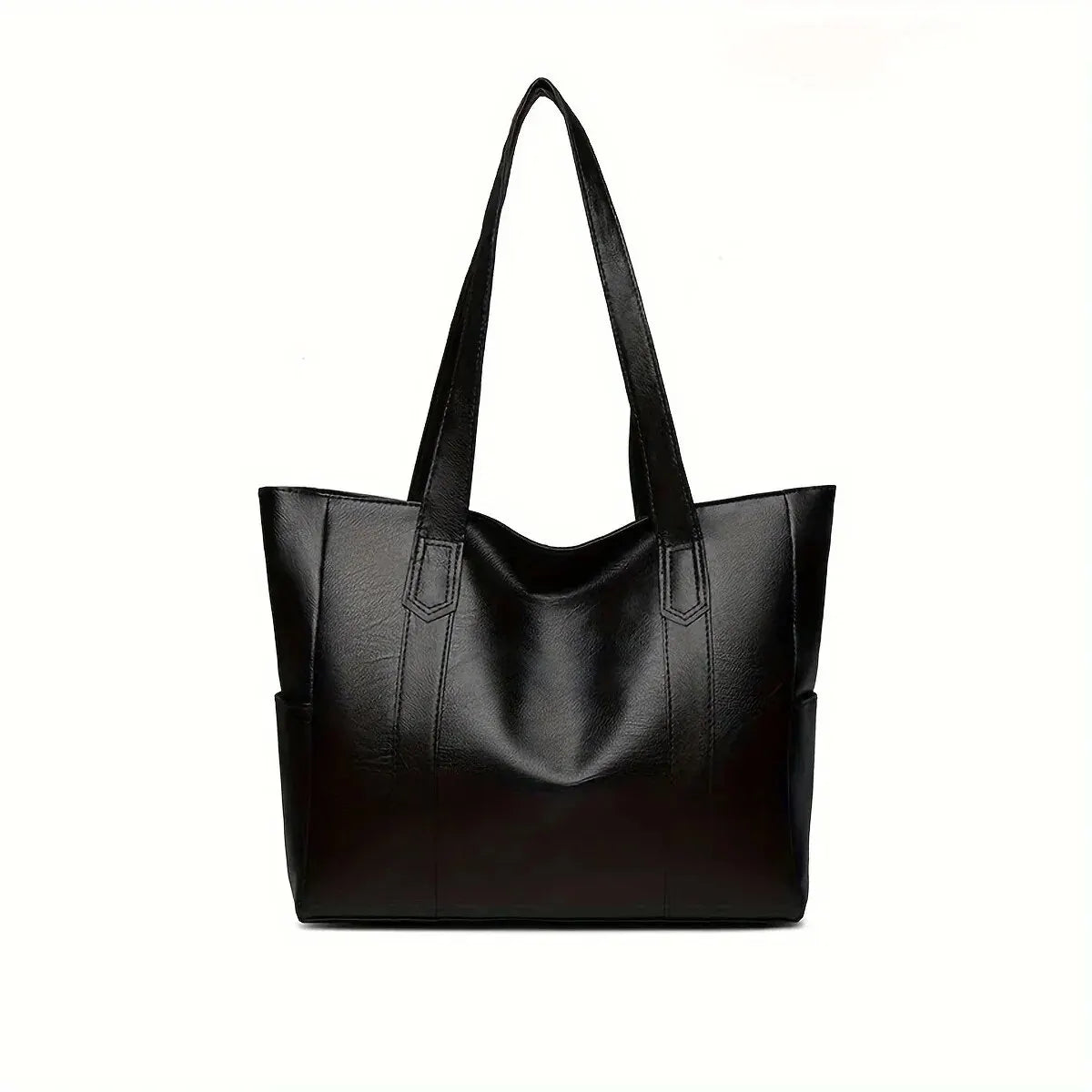 Maxy Vintage Large Capacity Tote Bag, Retro Vegan Shoulder Bag, Women's Casual Handbag For Commute