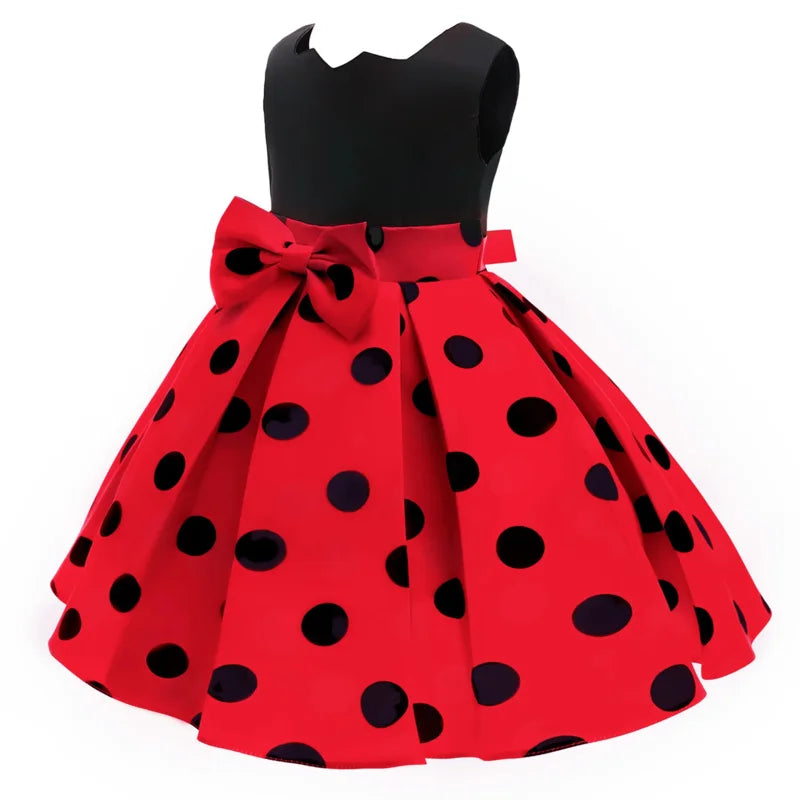 Maxy Halloween Baby Girls Minnie Mickey cos Dress Kids Cartoon Costume Toddler Children Party Birthday Ballet Clothes Princess Dress