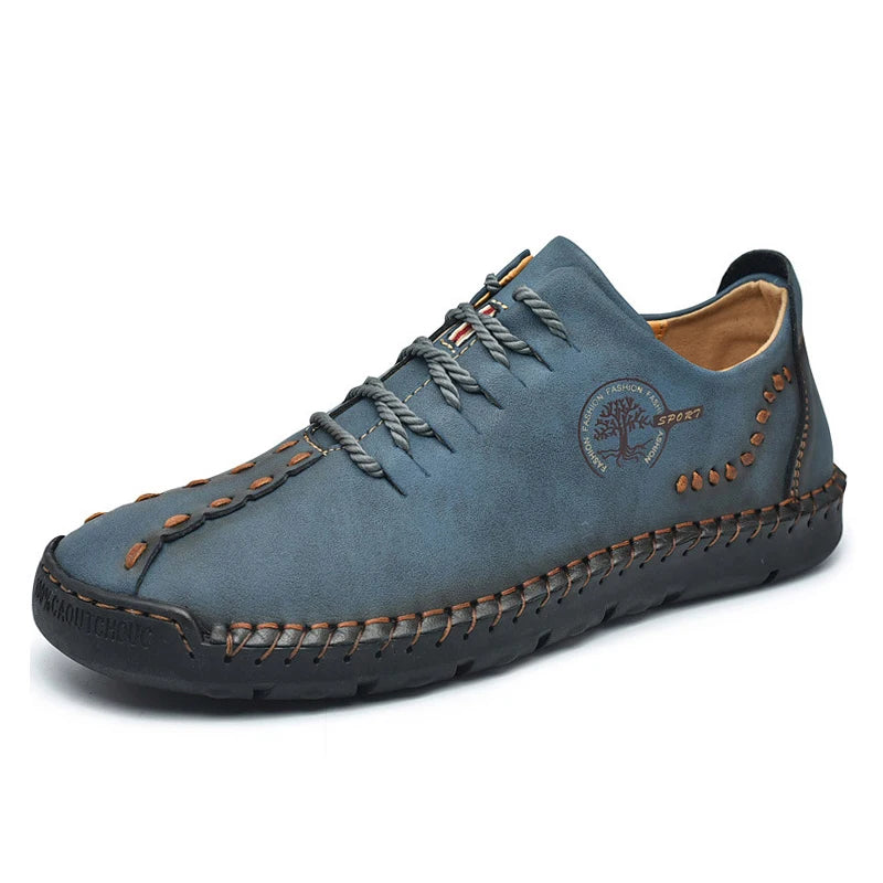 Visco Handmade Leather Casual Men Shoes Design Sneakers Men Comfortable Leather Shoes Men Loafers Hot Sale Moccasins Driving Shoe
