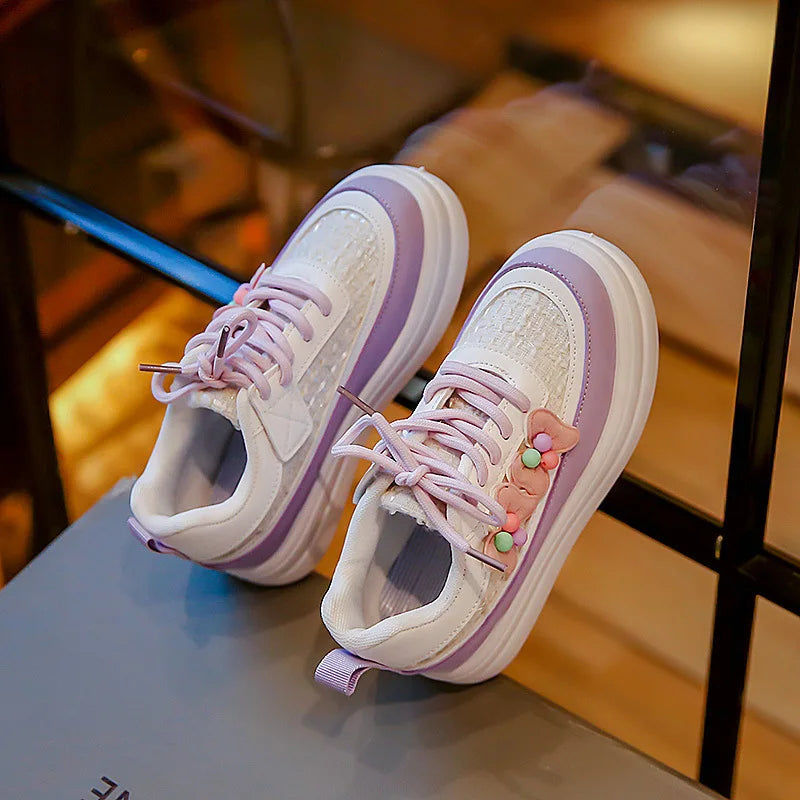 Maxy Children's Sneakers Baby Casual Shoes Toddler Sneakers Outdoor Fashion Sneakers Anti-slip Baby Girls Comfort Flowers Sport Shoes